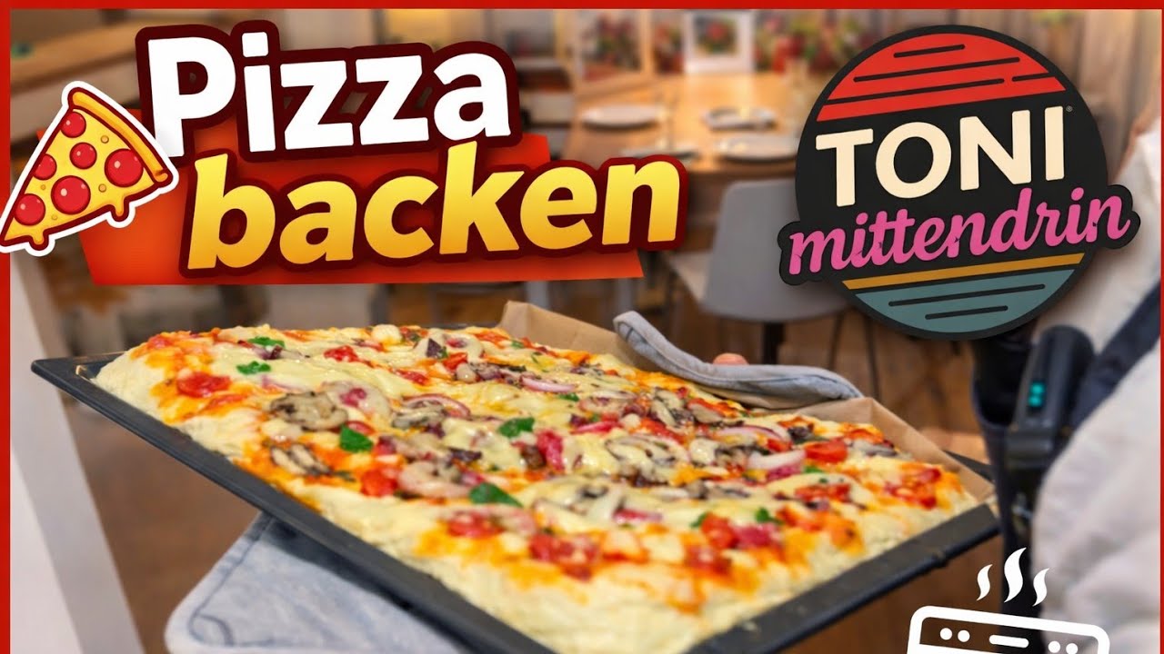 🍕 Pizza backen einfach lecker 🤤 