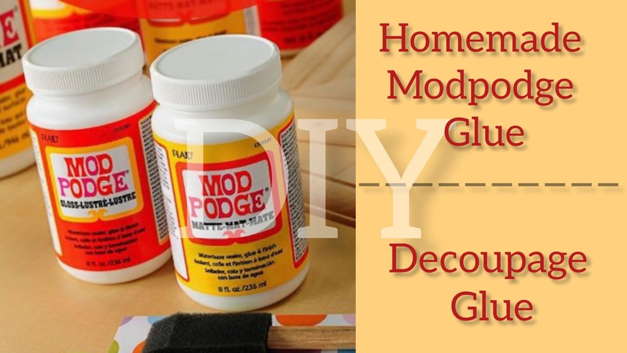 Make Your Own Decoupage Glue|Homemade Modpodge Glue