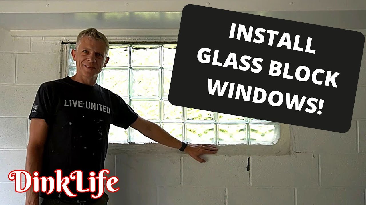 How to install glass block windows.