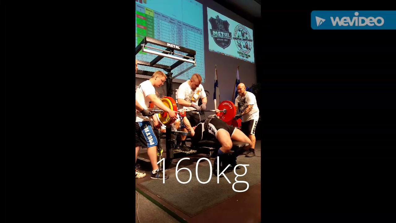 WPC powerlifting Europeans -100kg 2017