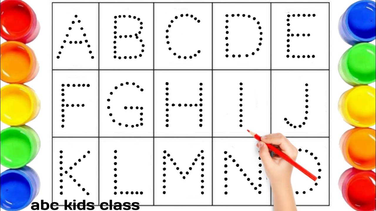 A for Apple Song 🍎 | Bachchon Ki Pyaari ABCD alphabet learning rhymes with dotted lines