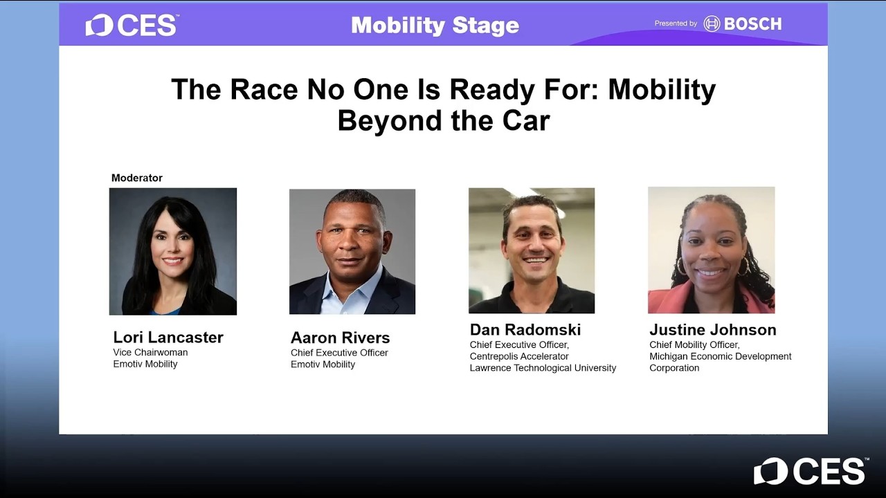 The Race No One Is Ready For | Mobility Beyond the Car | CES 2026 Panel