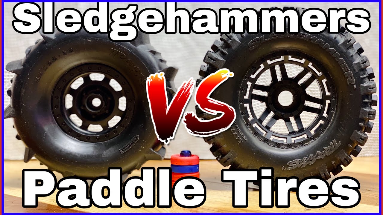 What’s Better? | Traxxas SLEDGEHAMMERS or PADDLE TIRES?