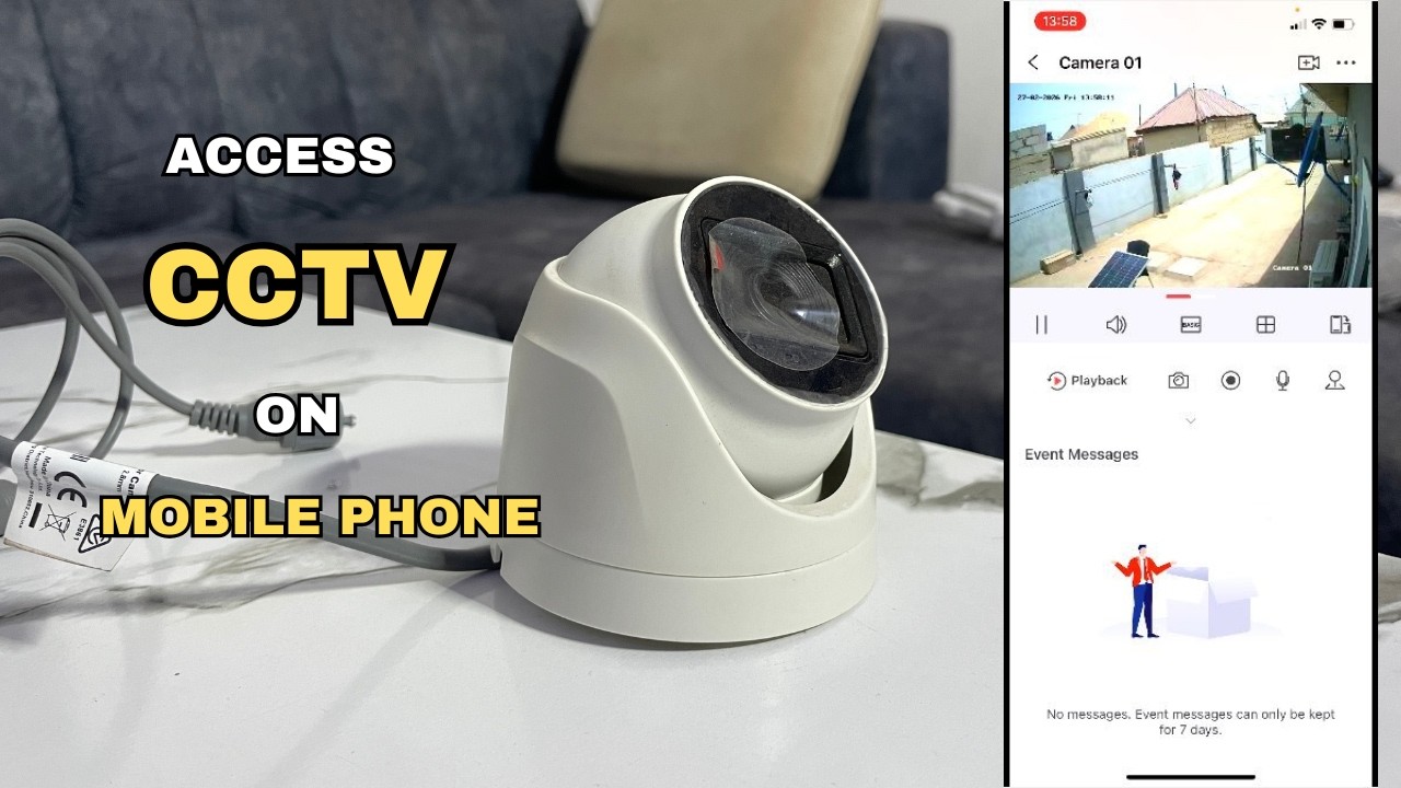 Как получить доступ к камере видеонаблюдения Hikvision на мобильном телефоне, где бы вы ни находи...