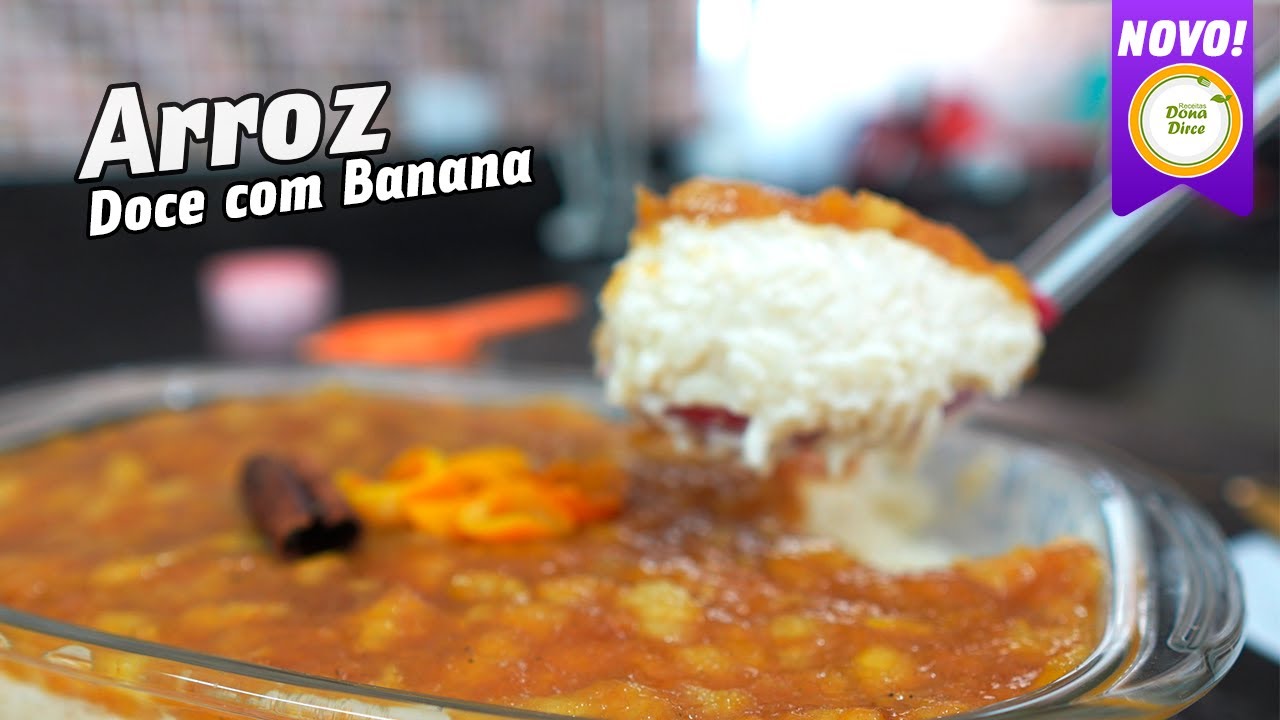 ARROZ DOCE COM BANANA FEITO DE UMA FORMA QUE VOCÊ NUNCA VIU ANTES!! #1125