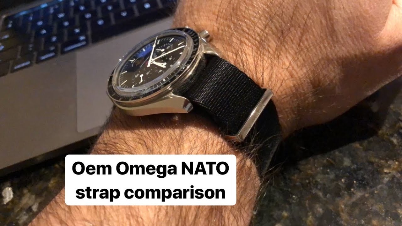 Omega OEM NATO strap vs WatchGecko vs Basic Timefactors Straps