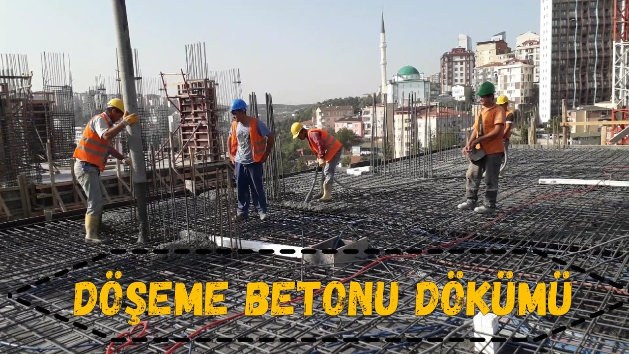 DÖŞEME BETON DÖKÜMÜ--DİKKAT BİLGİLER SIÇRAYABİLİR!!/ ŞANTİYE