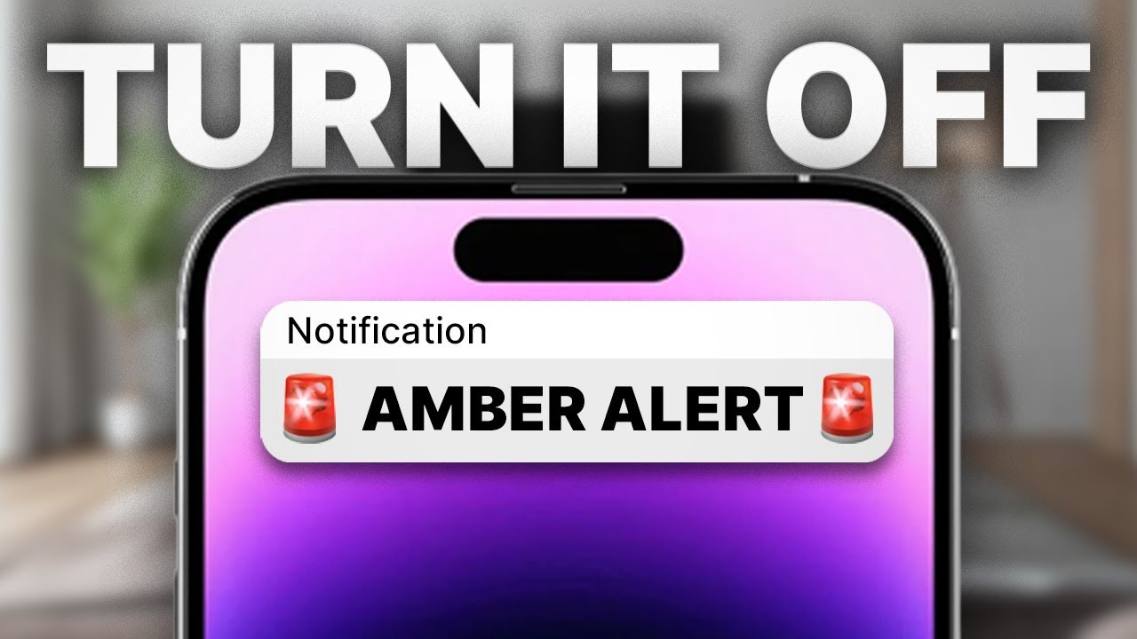 How to Turn Off AMBER Alerts on iPhone!