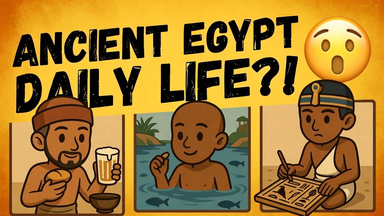 Uncovering the Lost Daily Life of Ancient Egypt #ancientegypt  #DailyLifeEgypt #egypthistory