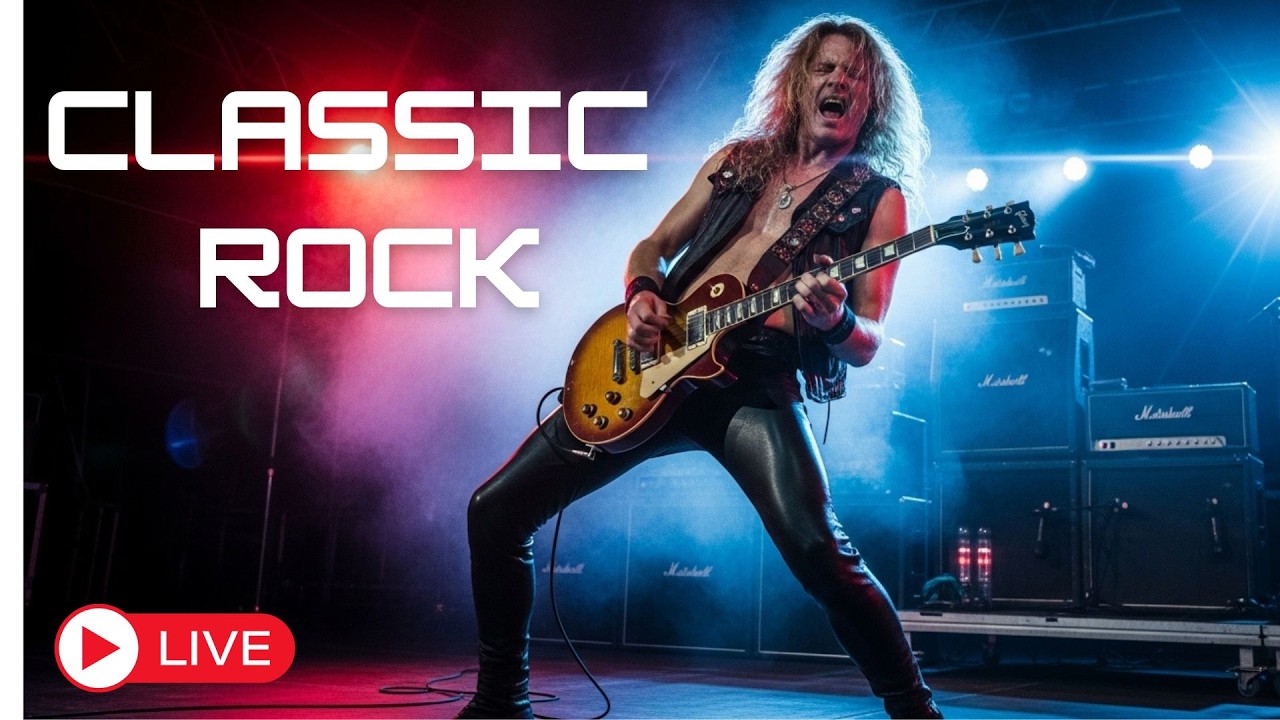 LIVE 24/7 Classic Rock Hits – Greatest 70s & 80s Rock Songs Streaming Now