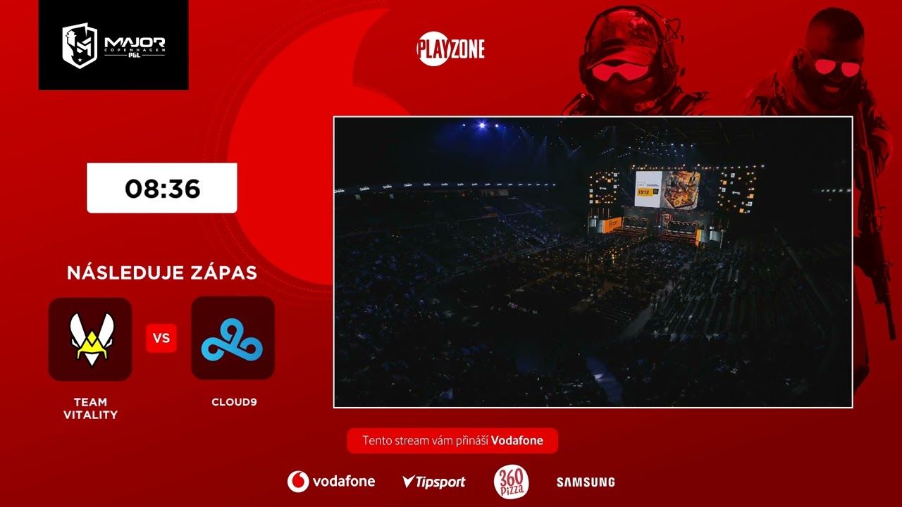 PGL CS2 Major Copenhagen přináší Vodafone | Čtvrtfinále 1. den