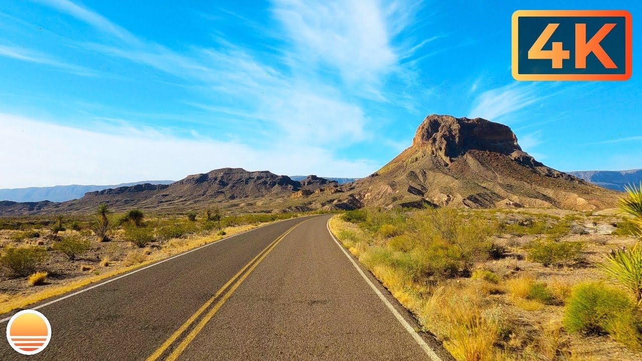 Big Bend Scenic Drive: Maverick Park Entrance to Castolon. An UltraHD 4K Real Time Driving Tour.