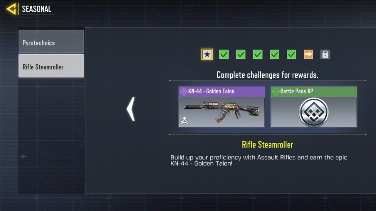 Pyrotechnics & Rifle Steamroller WALKTHROUGH | Season 2 NEW Challenges | COD Mobile