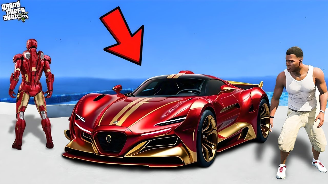 Franklin Stealing Ironman Super Fastest Car in GTA 5 !
