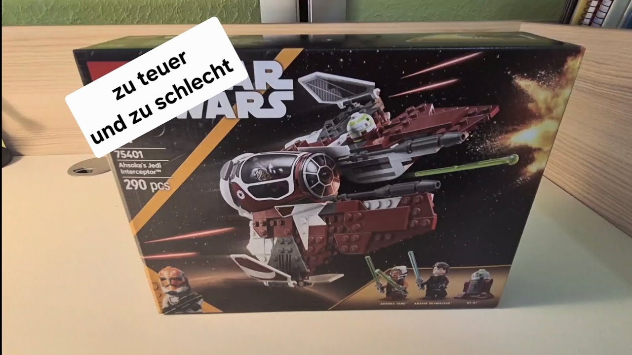 Diese Entwicklung muss aufhören!! LEGO Star Wars 75401 Ahsokas Jedi Interceptor Review Deutsch