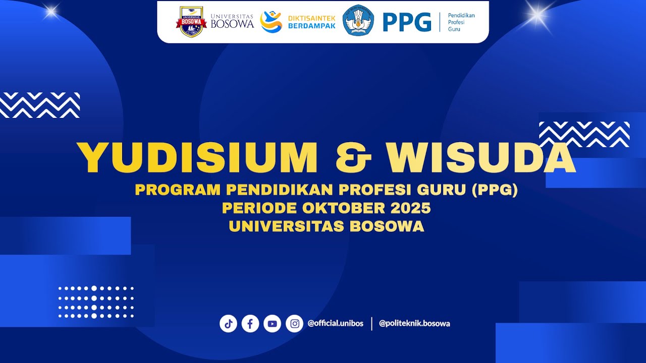 YUDISIUM & WISUDA PROGRAM PENDIDIKAN PROFESI GURU (PPG) PERIODE OKTOBER 2025 HARI KEDUA