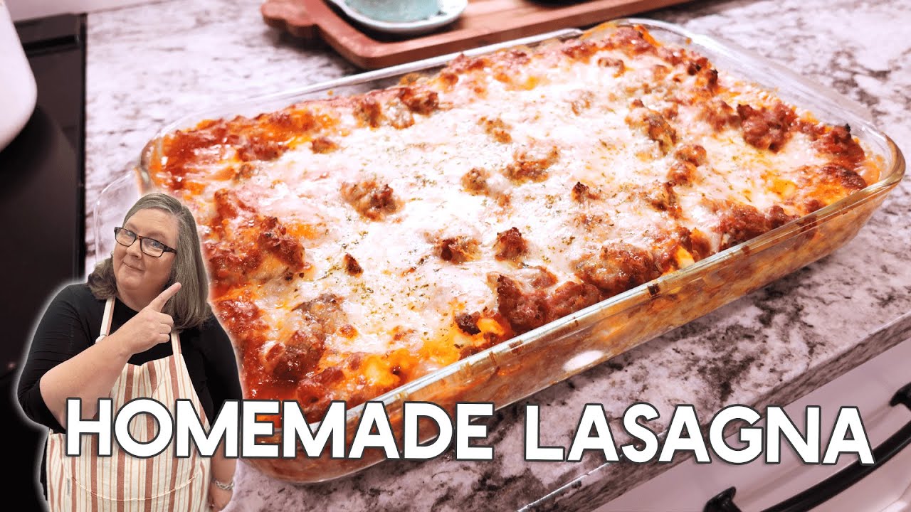 How To Make Homemade Lasagna - And A Couple of Shortcuts For An Amazing Recipe
