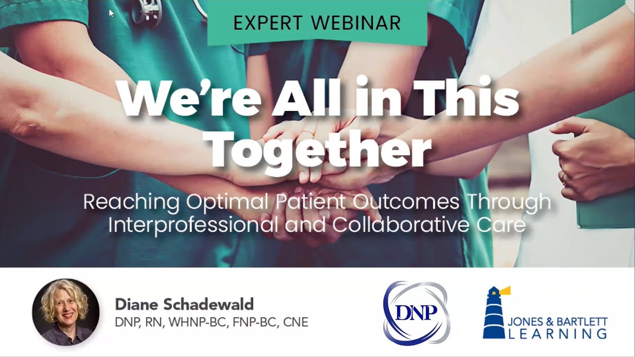 Master Interprofessionalism for Optimal Patient Care with Author Dr. Diane Schadewald
