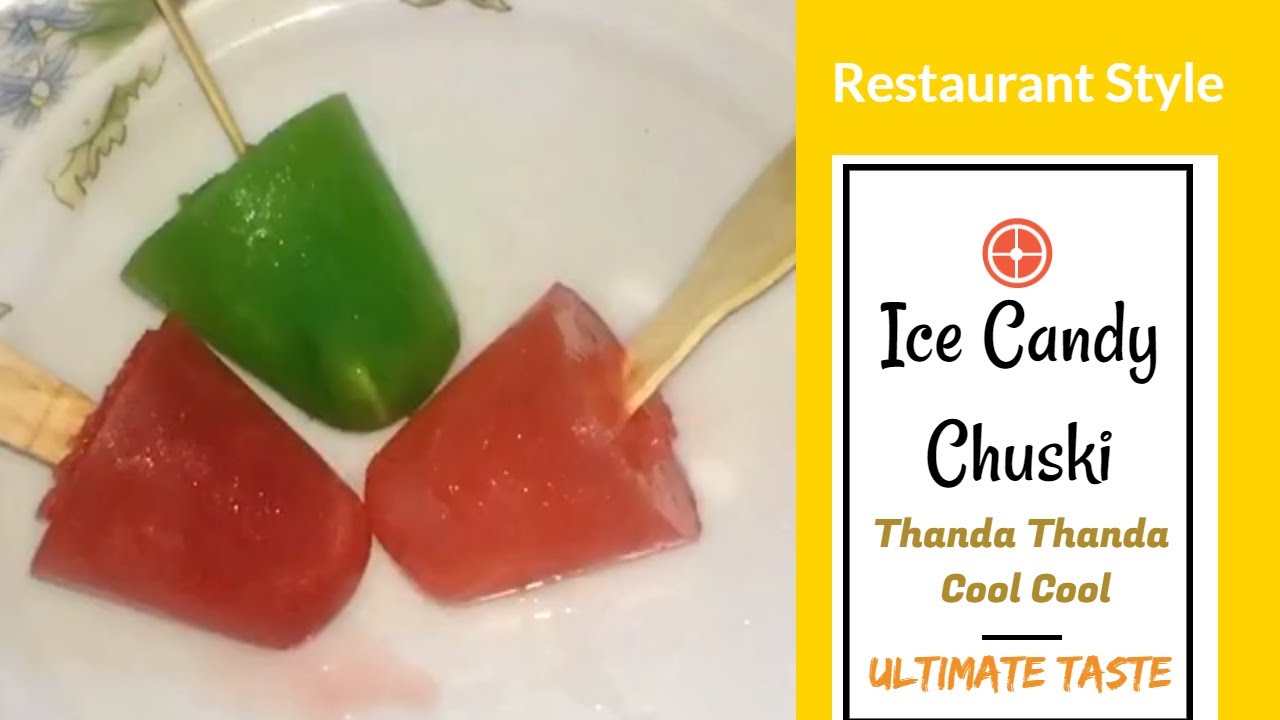 Ice candy recipe, Ice candy recipe at home, Easy Chuski Recipe, Ice Candy Making