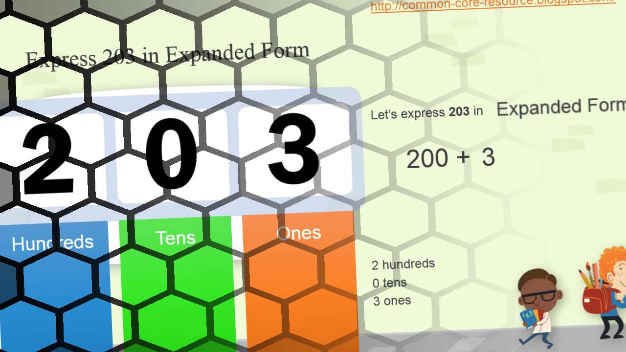 Common Core - Numbers in Expanded Form
