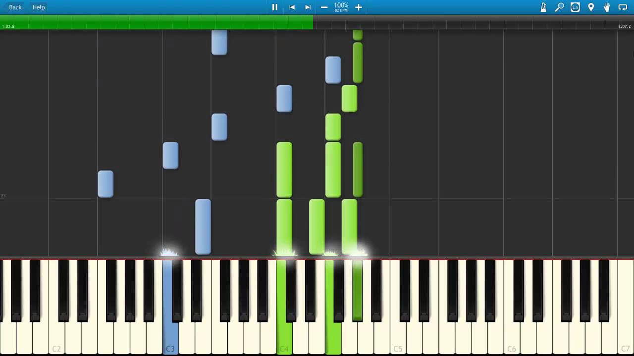 You are my Love (piano) ~ Synthesia