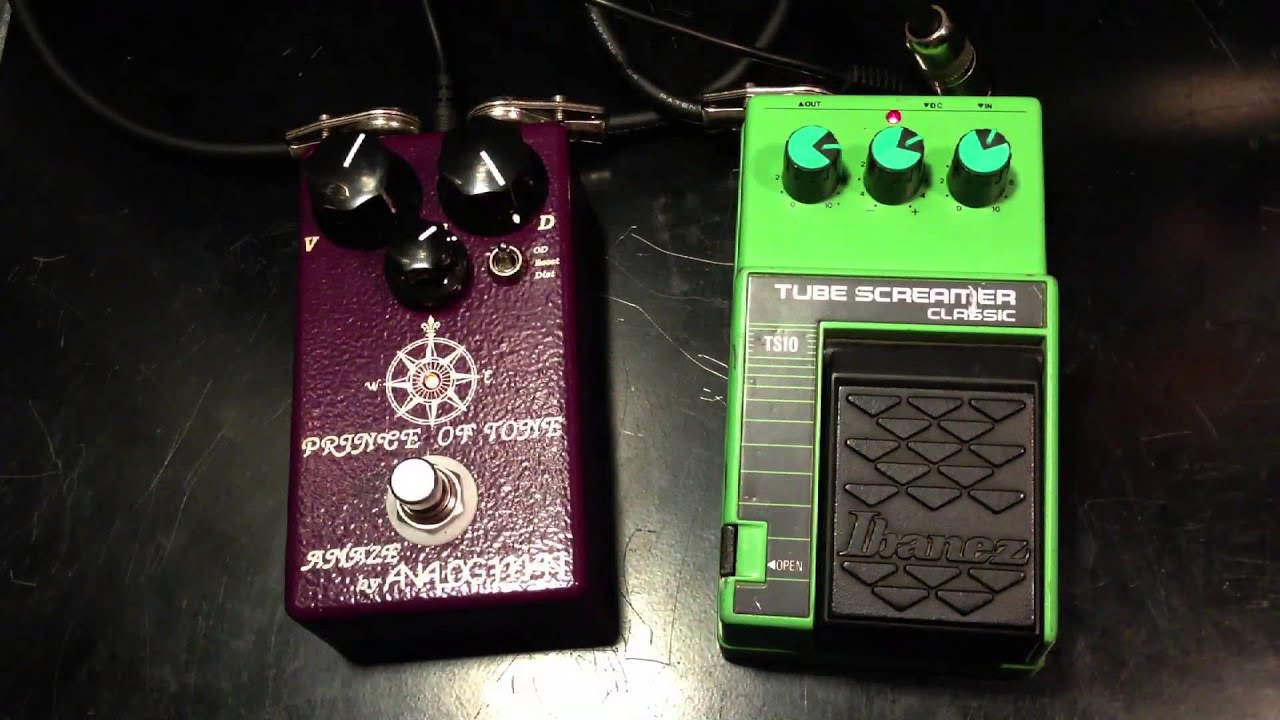 Analog Man Prince Of Tone vs Vintage Ibanez Tube Screamer TS10