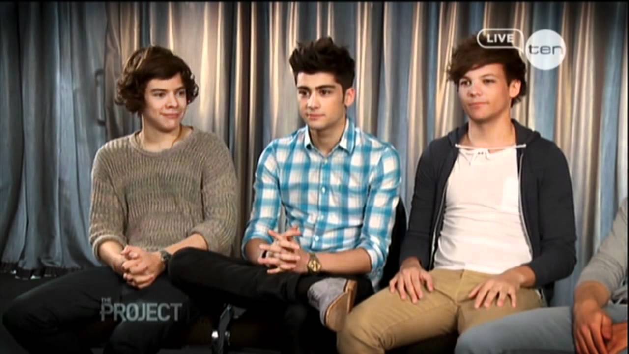One Direction interview on The Project (Australia) 2012
