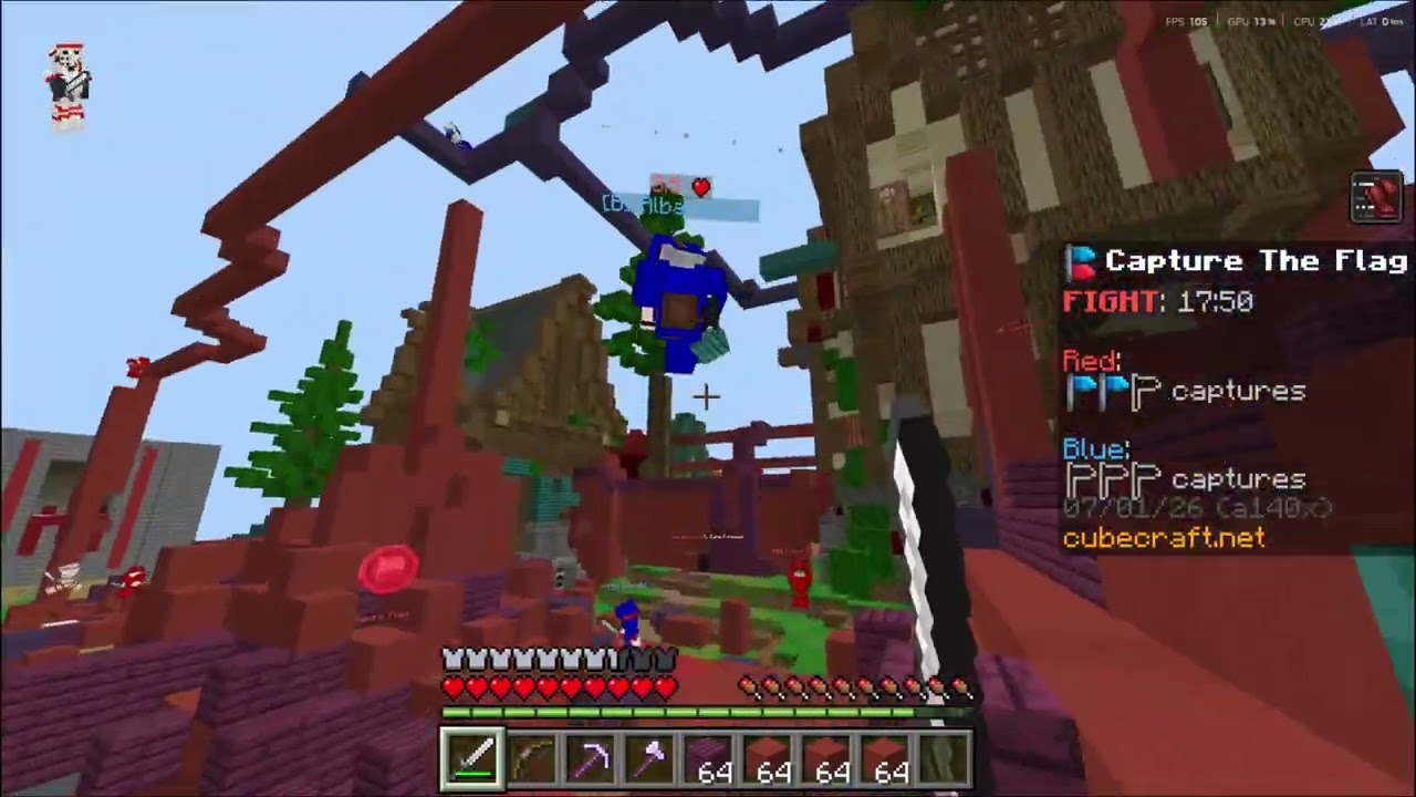 Minecraft Bedrock Cubecraft BlockWars Giga gameplay