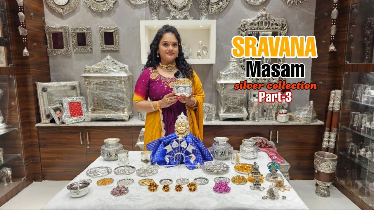Sravana Masam Latest silver collection || part-3 | Latest collection | online shopping