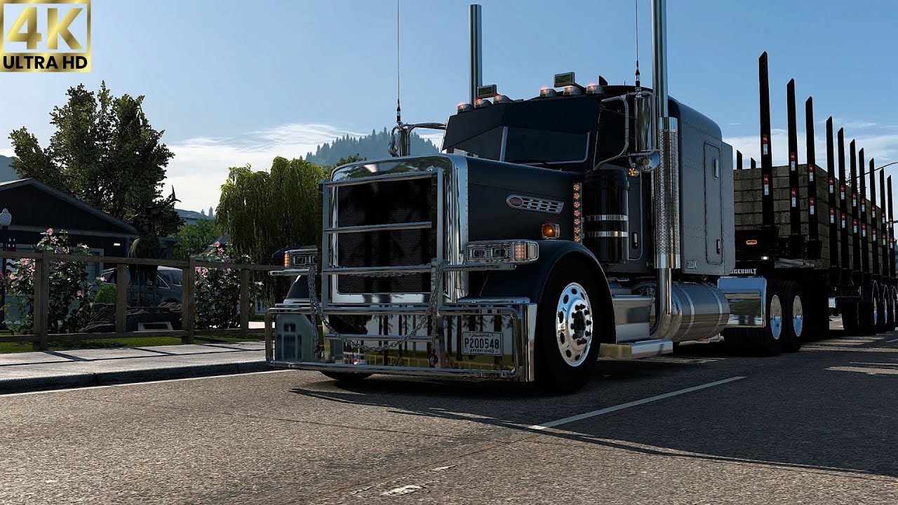 ATS 1.57 Mods | 4K | Peterbilt 389/379 with Timber: to Custer's Black Hills South Dakota MHAPro
