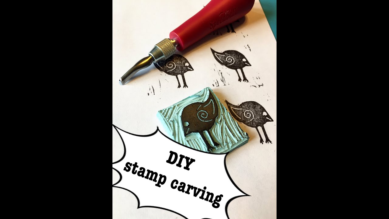 How to make your own rubber stamps tutorial