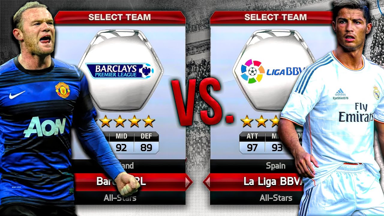 *RETRO* Premier League vs. La Liga ALL-STARS! - FIFA 13 Career Mode