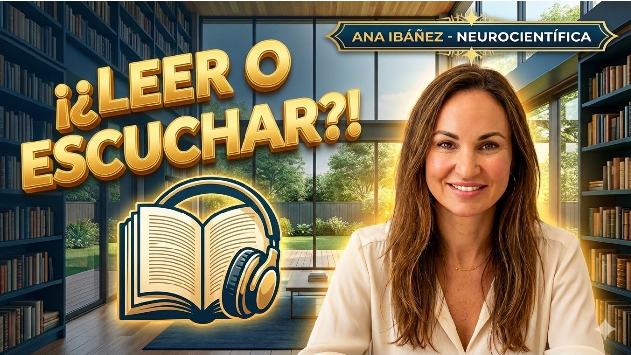 ¿Escuchar audiolibros cuenta como leer? La ciencia responde | Ana Ibañez