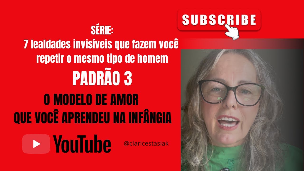 EPISÓDIO 3 - O MODELO DE AMOR QUE VOCÊ APRENDEU NA INFÂNCIA. A mente quer te proteger do perigo 