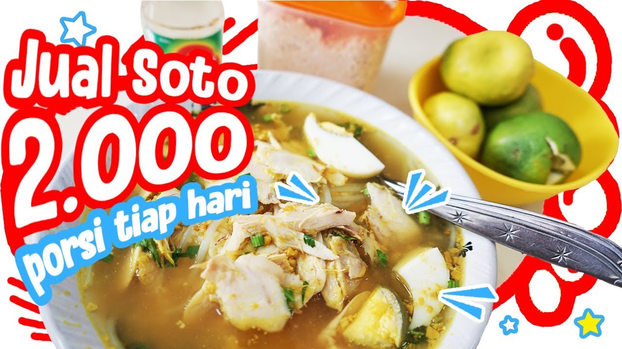 SOTO AYAM CAK TO UNDAAN WETAN - HABIS 2.000 PORSI TIAP HARI WALAUPUN ADA DI DALAM GANG SURABAYA
