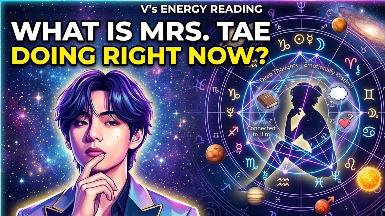 (Hn/Eng) What Emotional Mrs Tae is Secretly Doing Right Now? 💜Current Energy (Taehyung&rsquo;s BirthChart)