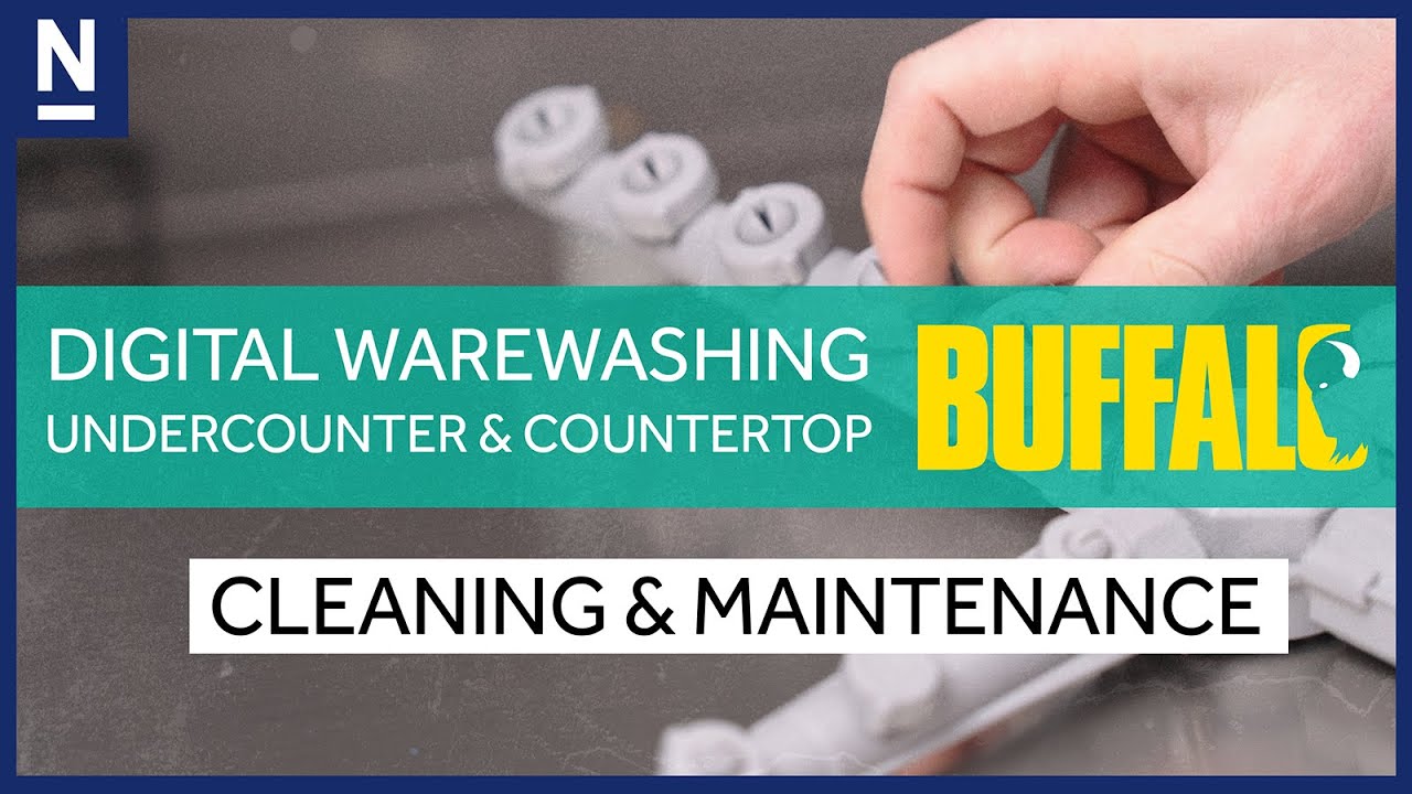 Buffalo Digital Warewashing Units- Cleaning and Maintenance-Undercounter and Countertop