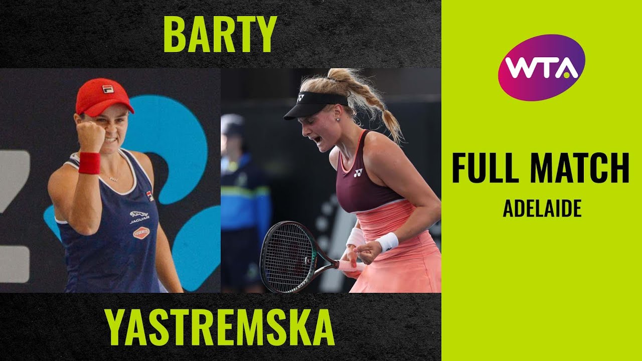 Ashleigh Barty vs. Dayana Yastremska | Full Match | 2020 Adelaide Final
