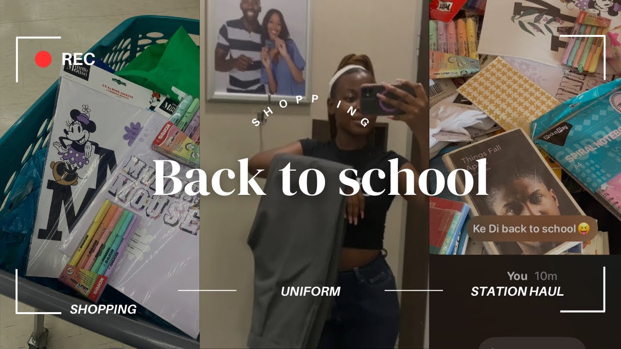 Back to school vlog: Stationary shopping & Stationary Haul