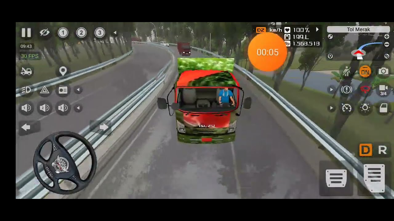 The Wheels On The Bus S1 Part 29 Isuzu Forward New Face 2015 Dropside Truck