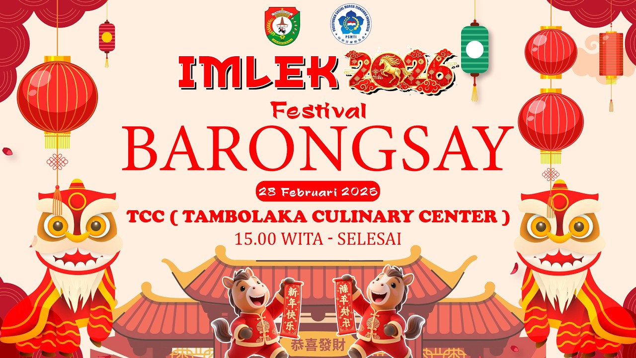 FESTIVAL BARONGSAY IMLEK 2026  PSMTI KAB. SBD || TAMBOLAKA CULINARY CENTER || 28 FEBRUARI 2026