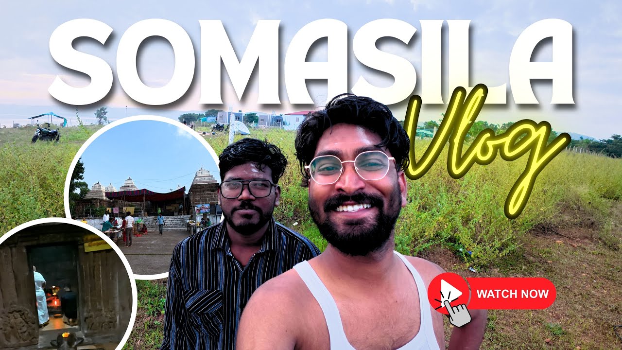 Exploring Somasila Temple & Backwaters 🌊 | Peaceful Getaway Vlog | Happening Palamuru