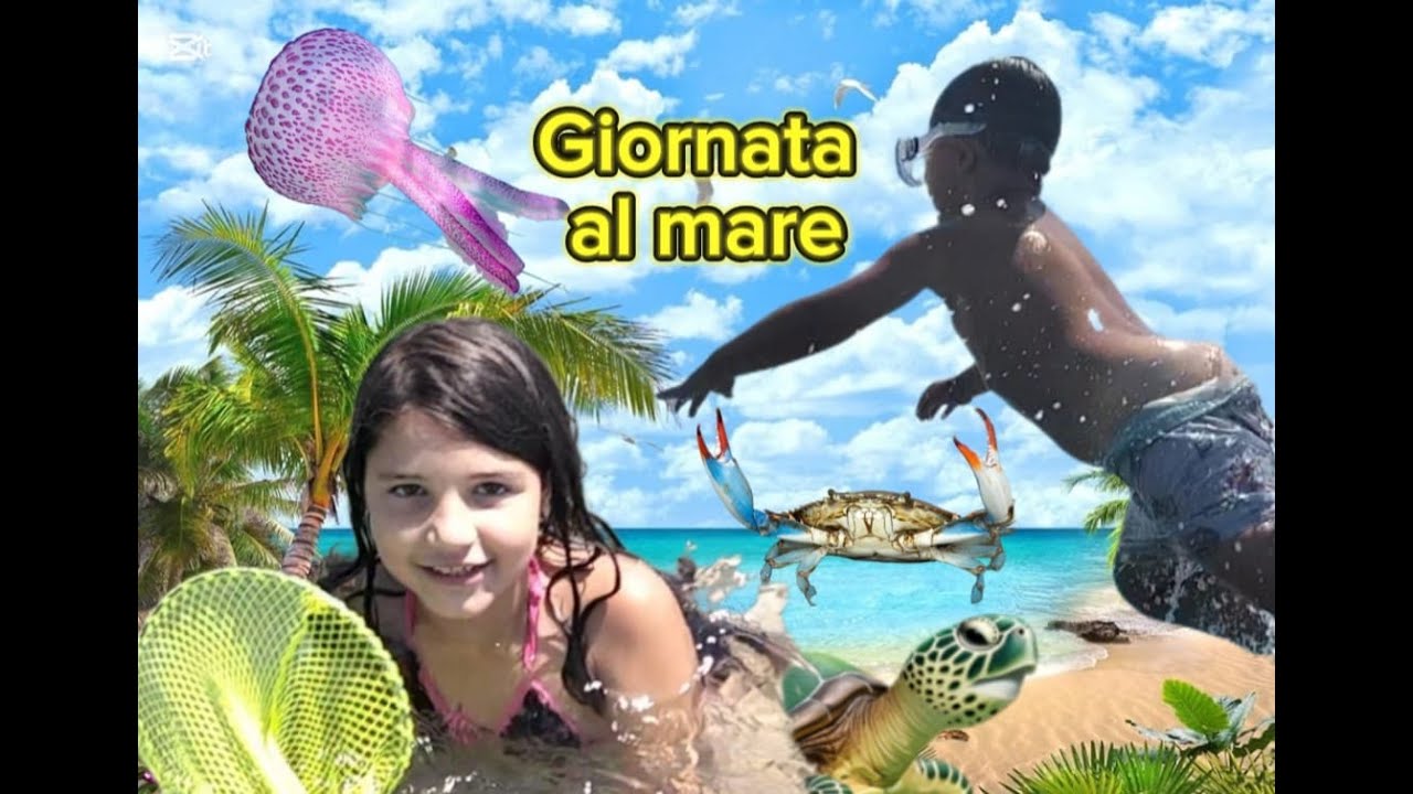 INTERA GIORNATA AL MARE.. SOFIA E ALESSIO TOP..