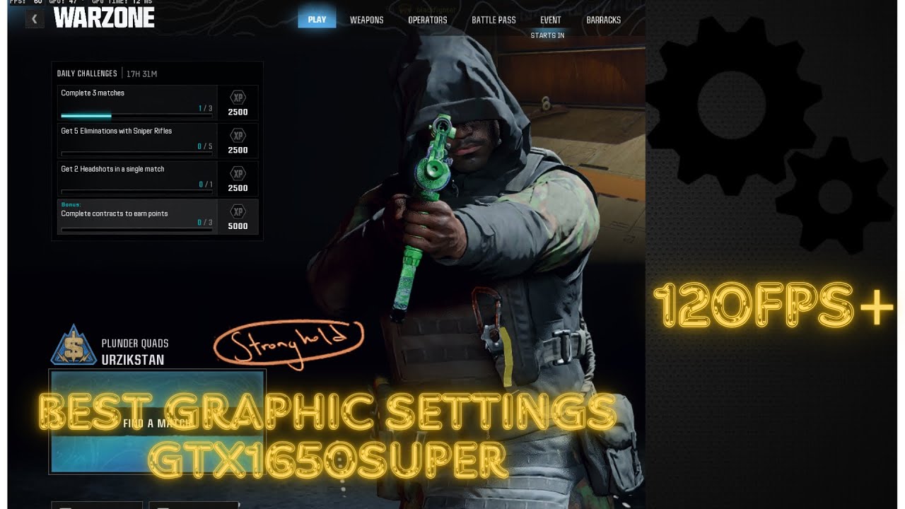 Best Warzone Graphics Settings for GTX 1650 Super | Maximize Your FPS!