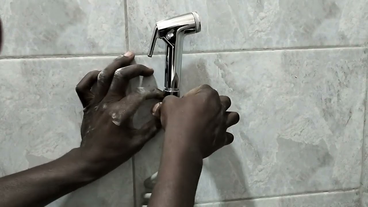 How to install jet spray in toilet-DIY