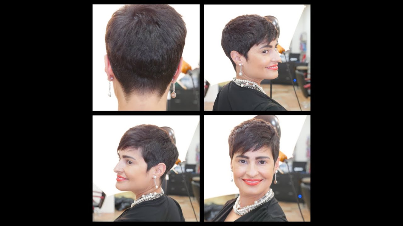 Women's Haircut Tutorial - Pixie Haircut - TheSalonGuy