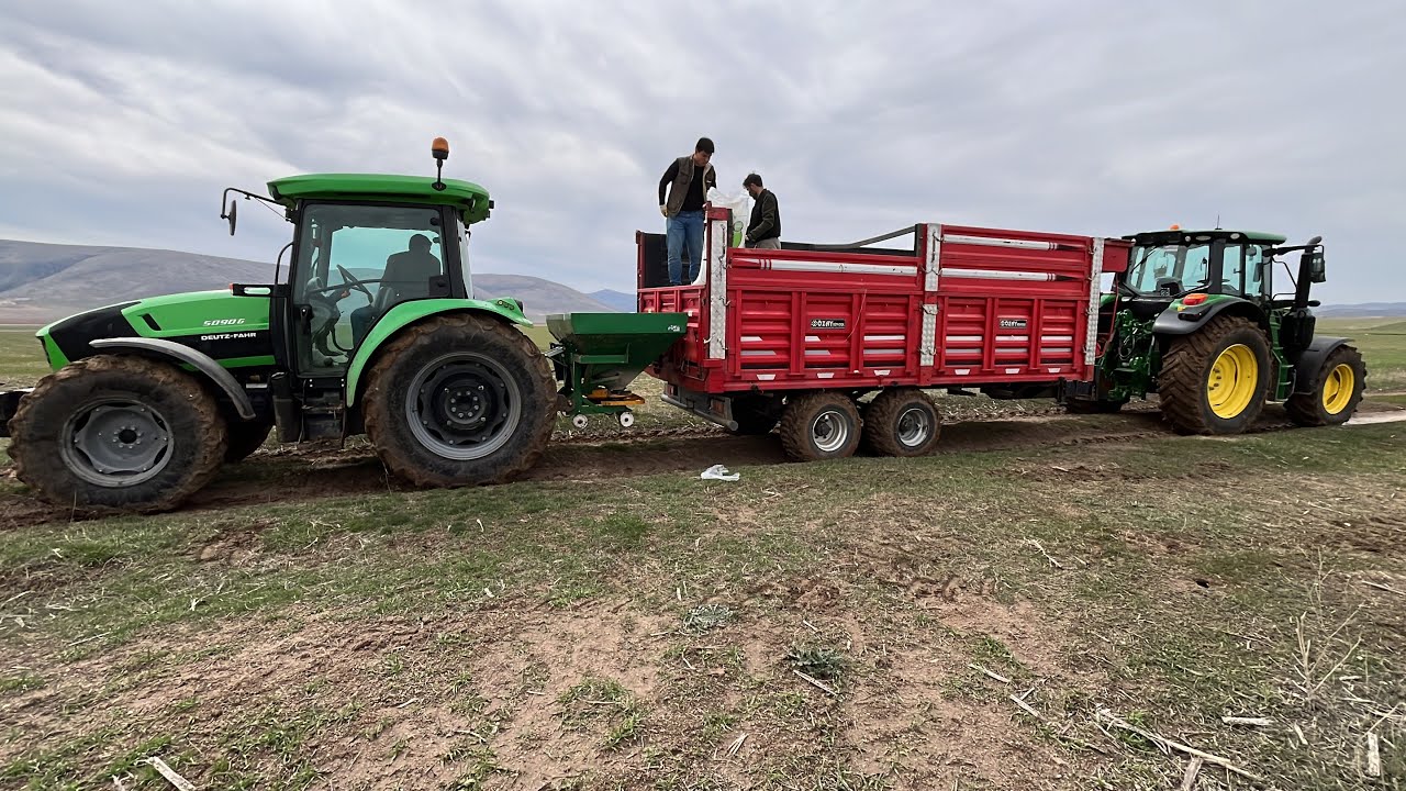 Üremizi Attık//Çamurda Bata Çıka Zor anlar !!! //Ekinler Güzel// Deutz Johndeere Massey Ferguson