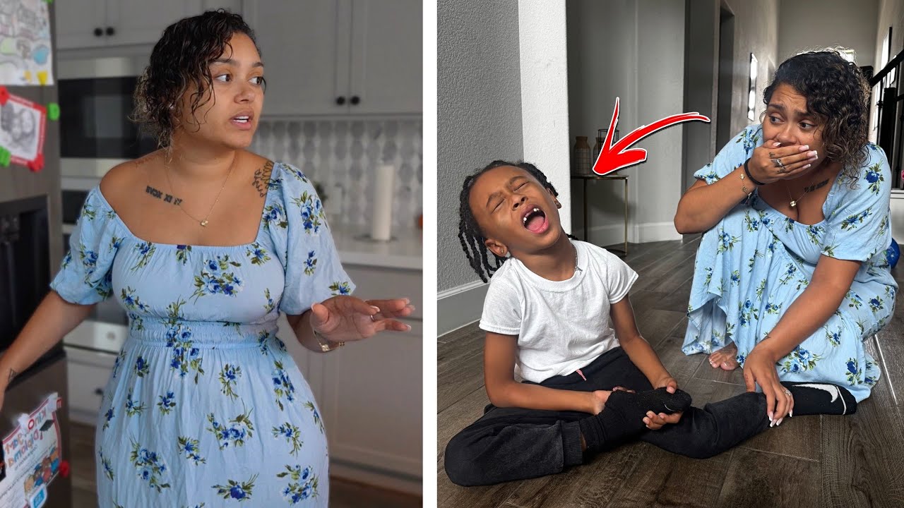Jealous Brother Tries Gymnastics at Home… Mom Teaches a Valuable Lesson
