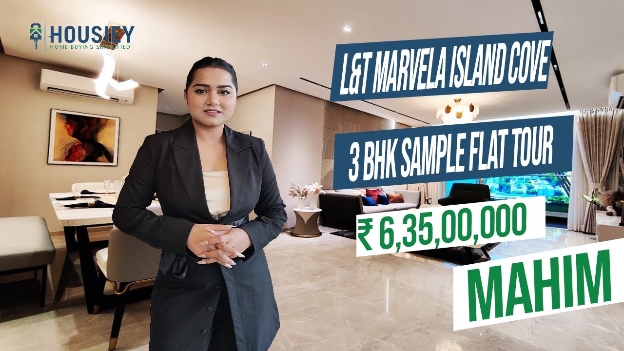 L&t Marvela Island Cove Mahim | 3 BHK Sample Flat Tour | L&T Realty Mahim West