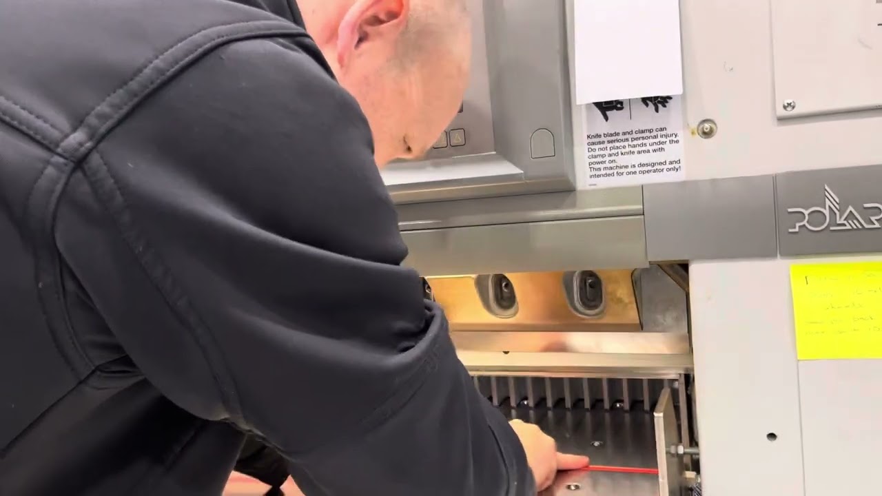 Polar 78x blade change
